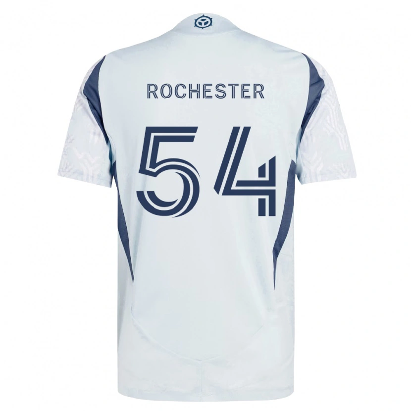 Danxen Mujer Camiseta Lamonth Rochester #54 Azul Gris Blanco 2ª Equipación 2026/27 La Camisa México
