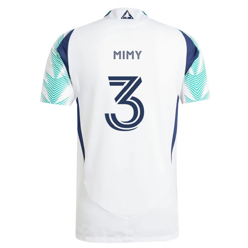 Danxen Mujer Camiseta Schinieder Mimy #3 Blanco Azul Marino Verde Claro 2ª Equipación 2026/27 La Camisa México