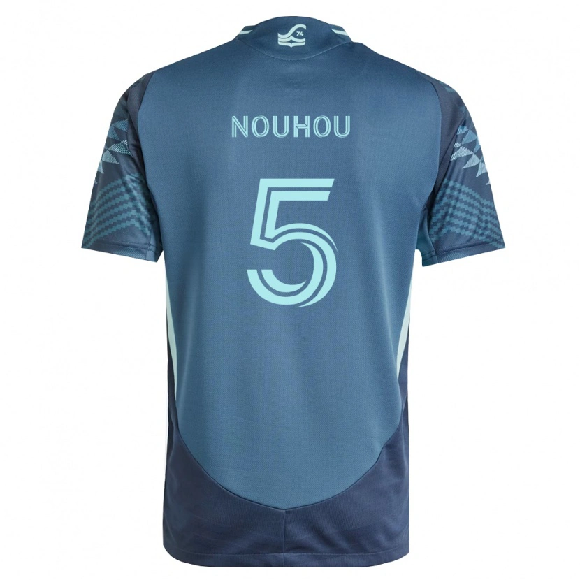 Danxen Mujer Camiseta Nouhou Tolo #5 Azul Marino Verde 2ª Equipación 2026/27 La Camisa México