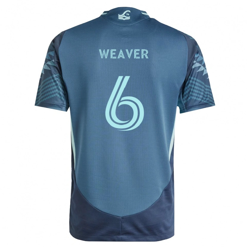 Danxen Mujer Camiseta Morgan Weaver #6 Azul Marino Verde 2ª Equipación 2026/27 La Camisa México