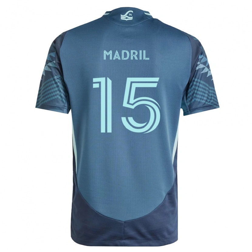 Danxen Mujer Camiseta Emily Madril #15 Azul Marino Verde 2ª Equipación 2026/27 La Camisa México