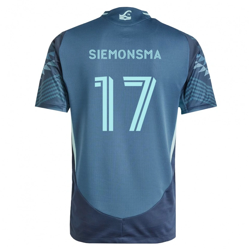 Danxen Mujer Camiseta Sianna Siemonsma #17 Azul Marino Verde 2ª Equipación 2026/27 La Camisa México