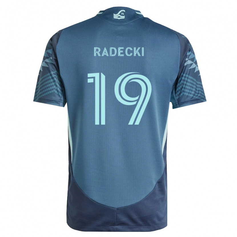 Danxen Mujer Camiseta Taylor Radecki #19 Azul Marino Verde 2ª Equipación 2026/27 La Camisa México