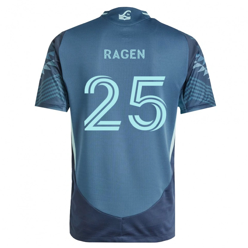 Danxen Mujer Camiseta Jackson Ragen #25 Azul Marino Verde 2ª Equipación 2026/27 La Camisa México