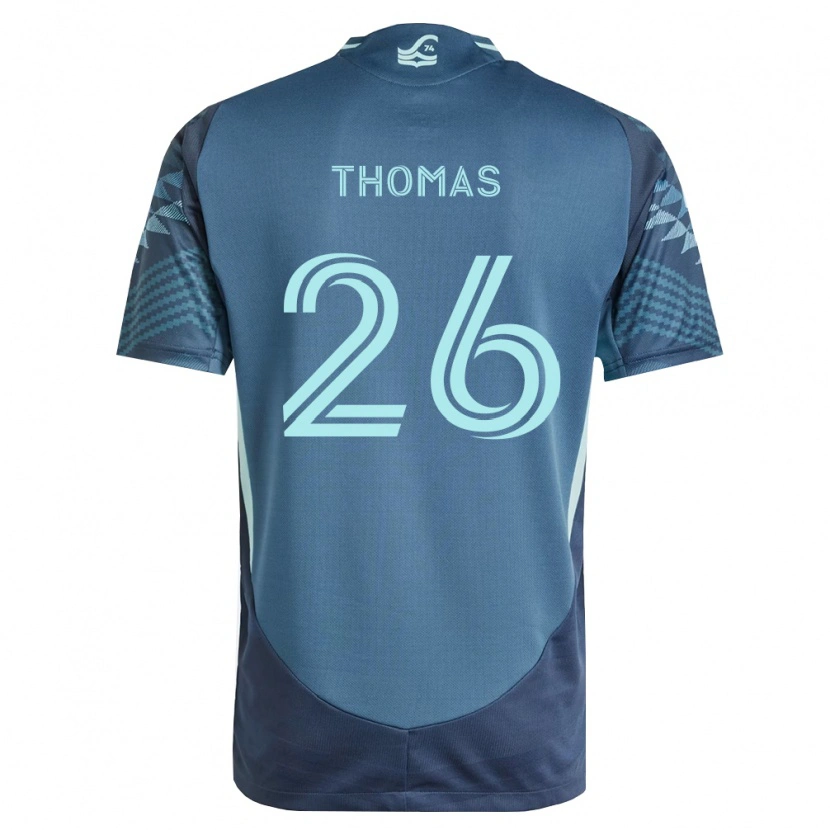 Danxen Mujer Camiseta Andrew Thomas #26 Azul Marino Verde 2ª Equipación 2026/27 La Camisa México