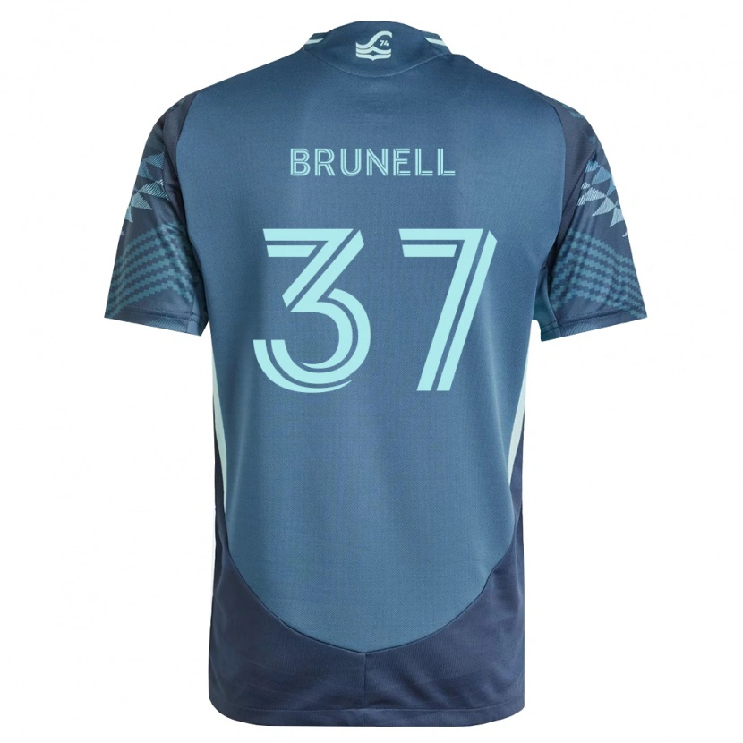 Danxen Mujer Camiseta Snyder Brunell #37 Azul Marino Verde 2ª Equipación 2026/27 La Camisa México