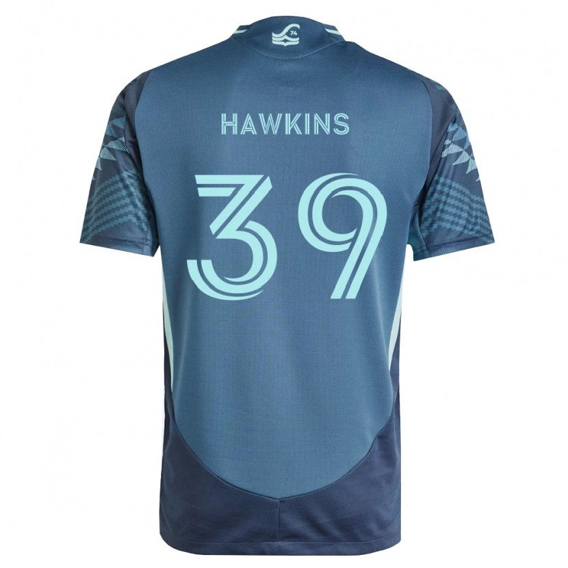 Danxen Mujer Camiseta Stuart Hawkins #39 Azul Marino Verde 2ª Equipación 2026/27 La Camisa México