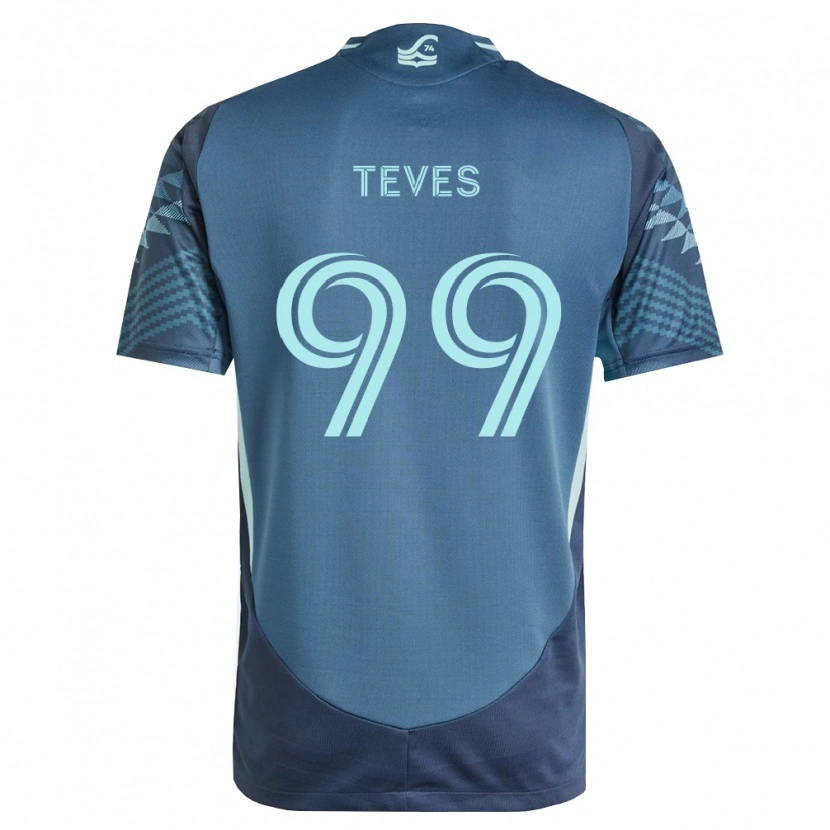 Danxen Mujer Camiseta Dylan Teves #99 Azul Marino Verde 2ª Equipación 2026/27 La Camisa México