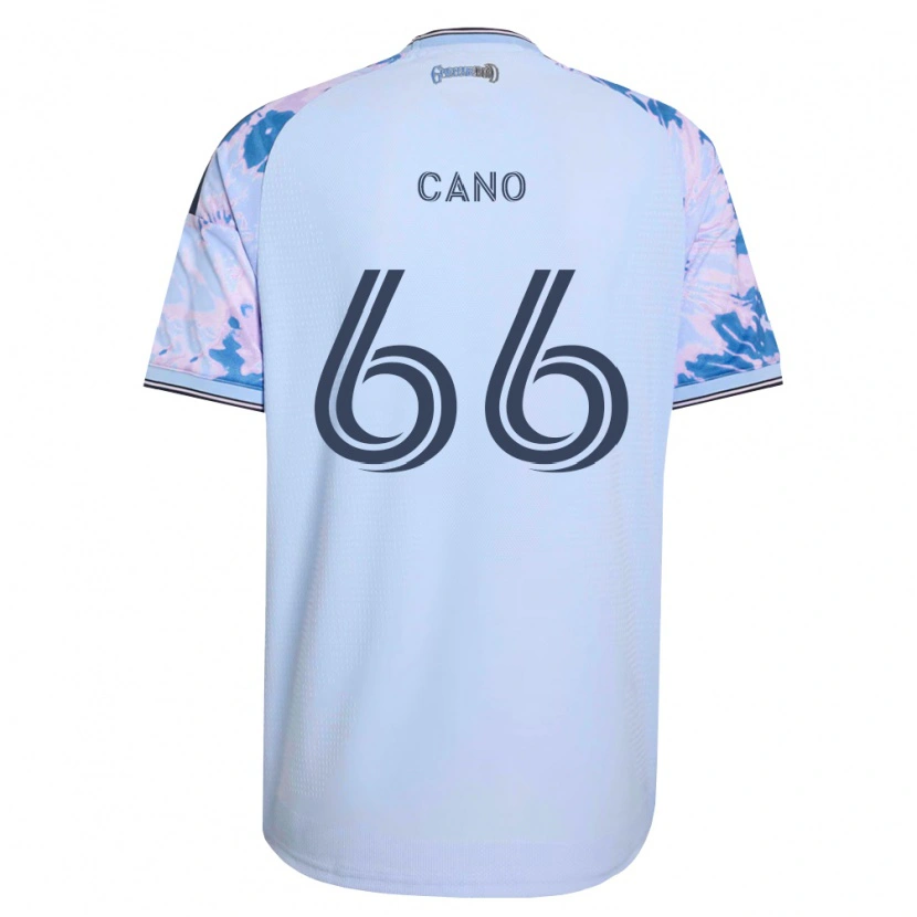 Danxen Mujer Camiseta Alejandro Cano #66 Azul Real Blanco Negro 2ª Equipación 2026/27 La Camisa México