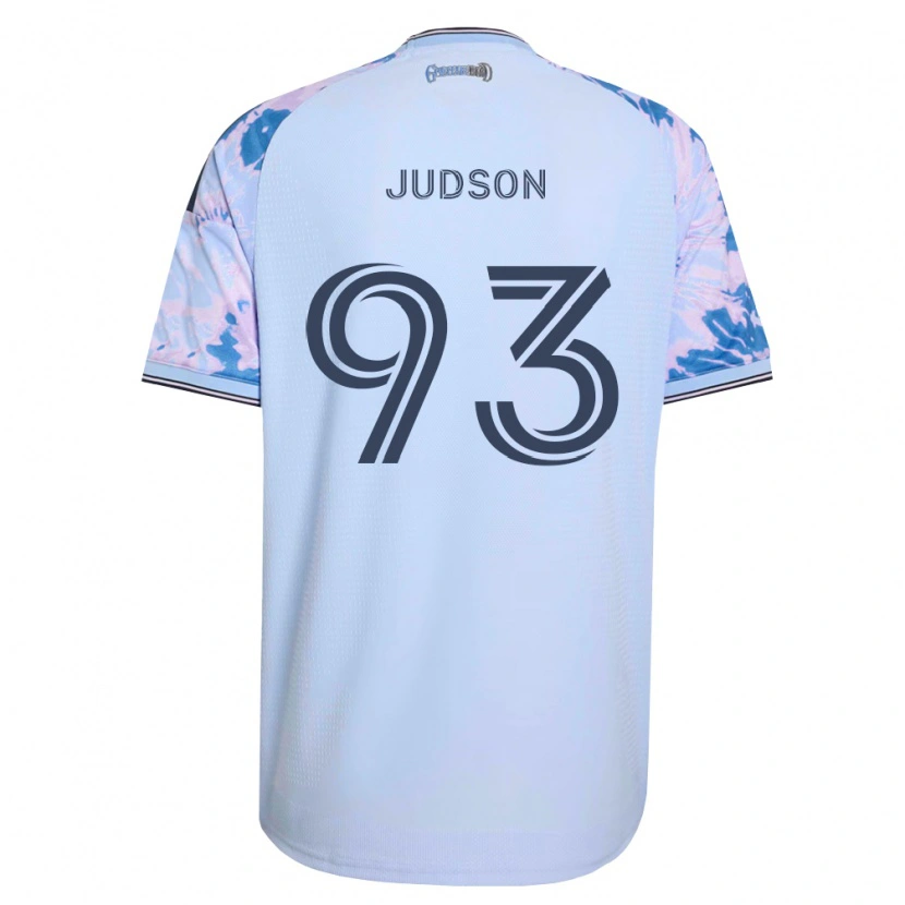 Danxen Mujer Camiseta Judson #93 Azul Real Blanco Negro 2ª Equipación 2026/27 La Camisa México