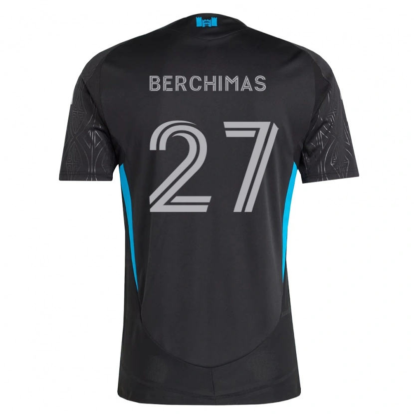 Danxen Mujer Camiseta Nimfasha Berchimas #27 Negro Blanco Azul Cielo 2ª Equipación 2026/27 La Camisa México