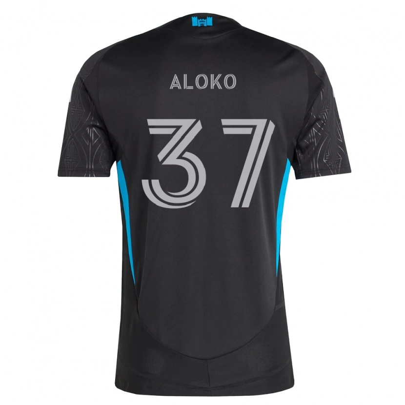 Danxen Mujer Camiseta Rodolfo Aloko #37 Negro Blanco Azul Cielo 2ª Equipación 2026/27 La Camisa México