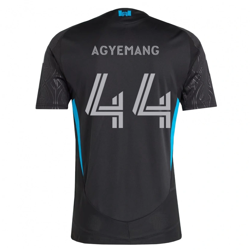 Danxen Mujer Camiseta Morrison Agyemang #44 Negro Blanco Azul Cielo 2ª Equipación 2026/27 La Camisa México