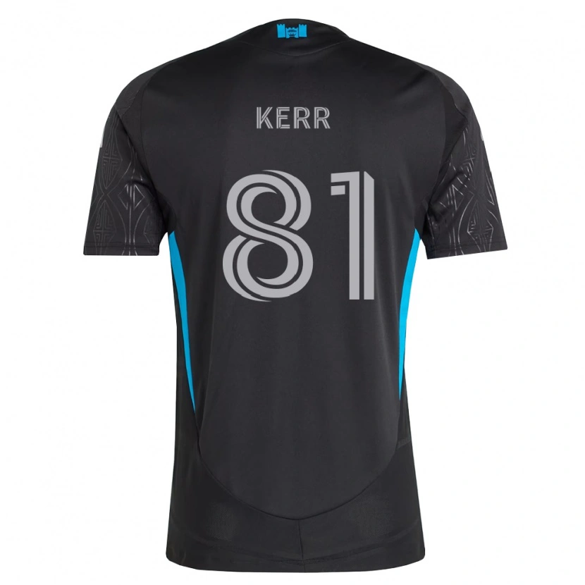 Danxen Mujer Camiseta Keegan Kerr #81 Negro Blanco Azul Cielo 2ª Equipación 2026/27 La Camisa México