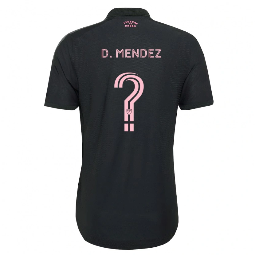 Danxen Mujer Camiseta Dylan Mendez #0 Rosa Negro Blanco 2ª Equipación 2026/27 La Camisa México