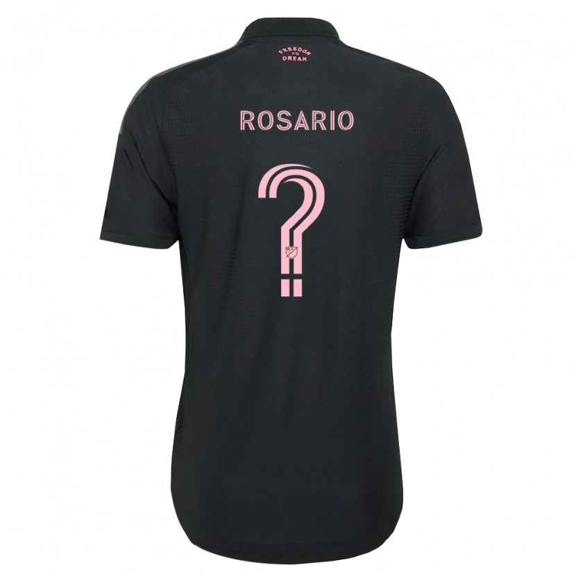 Danxen Mujer Camiseta Adrian Rosario #0 Rosa Negro Blanco 2ª Equipación 2026/27 La Camisa México