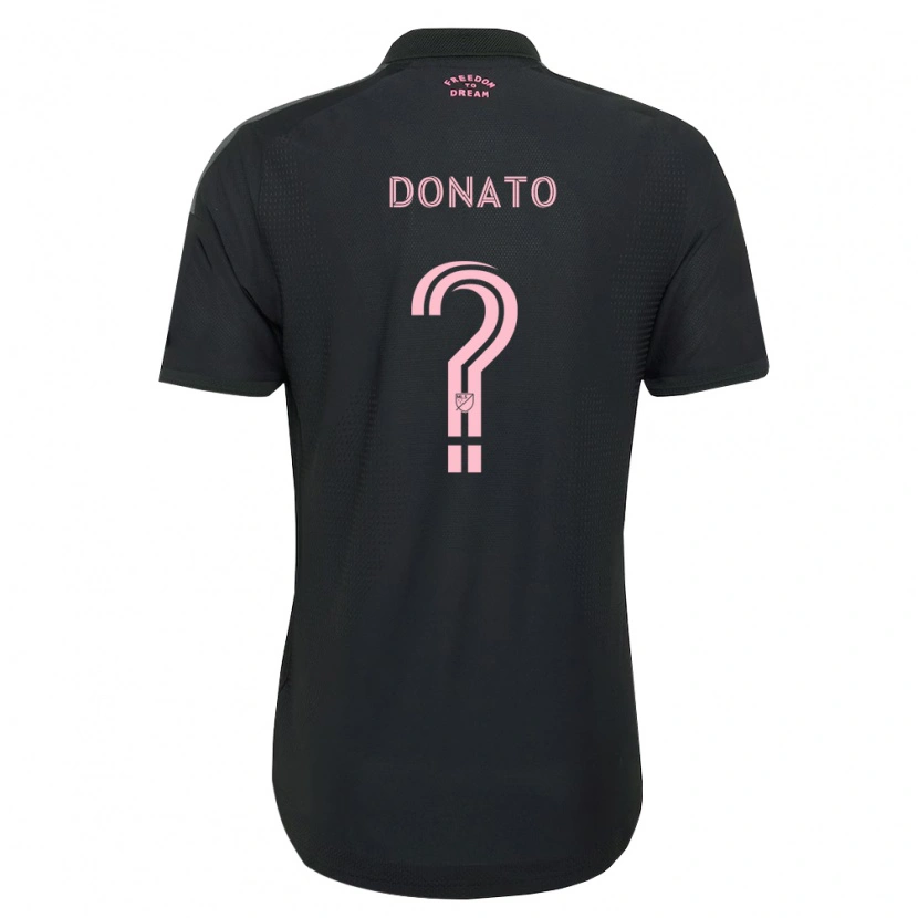 Danxen Mujer Camiseta Benjamin Donato #0 Rosa Negro Blanco 2ª Equipación 2026/27 La Camisa México