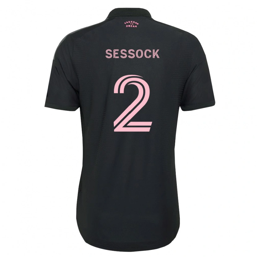 Danxen Mujer Camiseta Nykolas Sessock #2 Rosa Negro Blanco 2ª Equipación 2026/27 La Camisa México