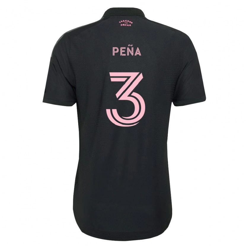 Danxen Mujer Camiseta Luciano Pena #3 Rosa Negro Blanco 2ª Equipación 2026/27 La Camisa México