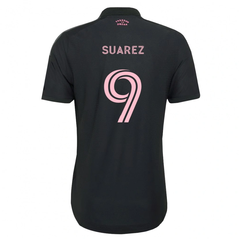 Danxen Mujer Camiseta Luis Suárez #9 Rosa Negro Blanco 2ª Equipación 2026/27 La Camisa México