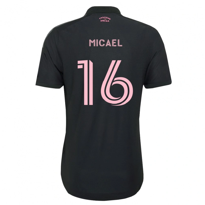Danxen Mujer Camiseta Micael Dos Santos Silva #16 Rosa Negro Blanco 2ª Equipación 2026/27 La Camisa México