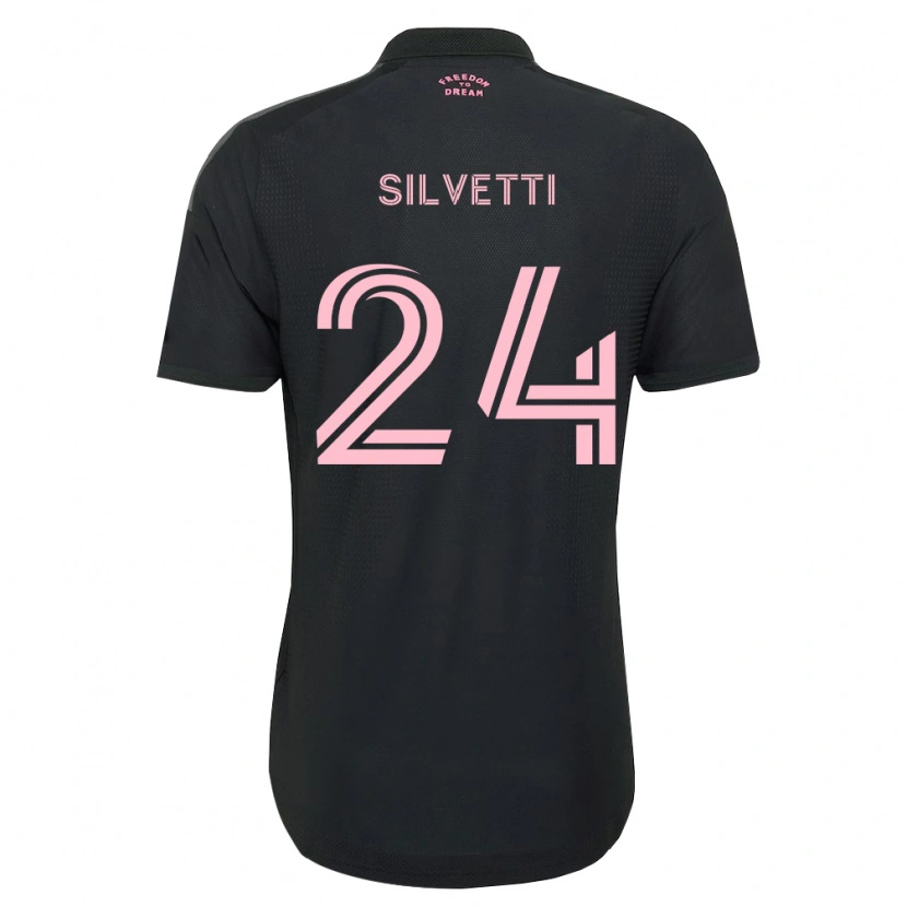 Danxen Mujer Camiseta Mateo Silvetti #24 Rosa Negro Blanco 2ª Equipación 2026/27 La Camisa México