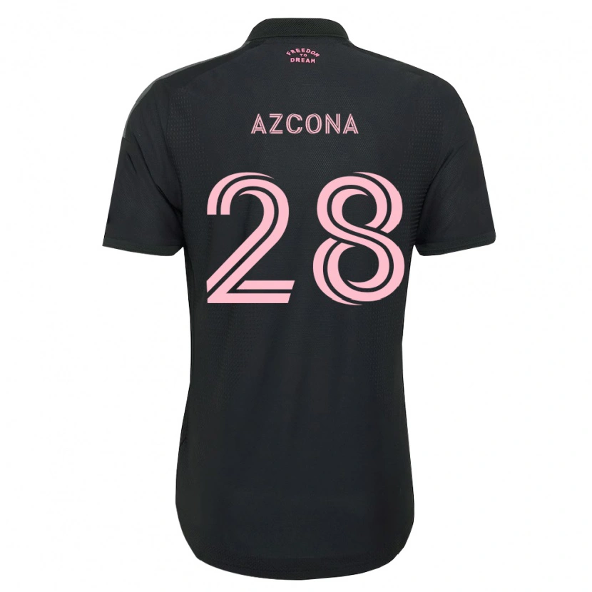 Danxen Mujer Camiseta Edison Azcona #28 Rosa Negro Blanco 2ª Equipación 2026/27 La Camisa México