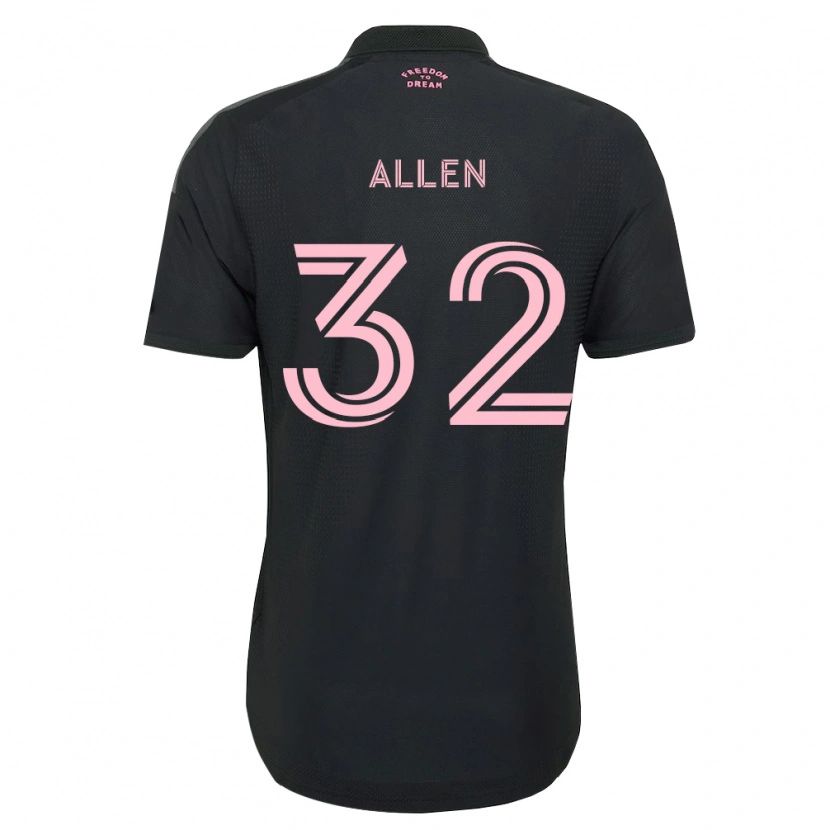 Danxen Mujer Camiseta Noah Allen #32 Rosa Negro Blanco 2ª Equipación 2026/27 La Camisa México