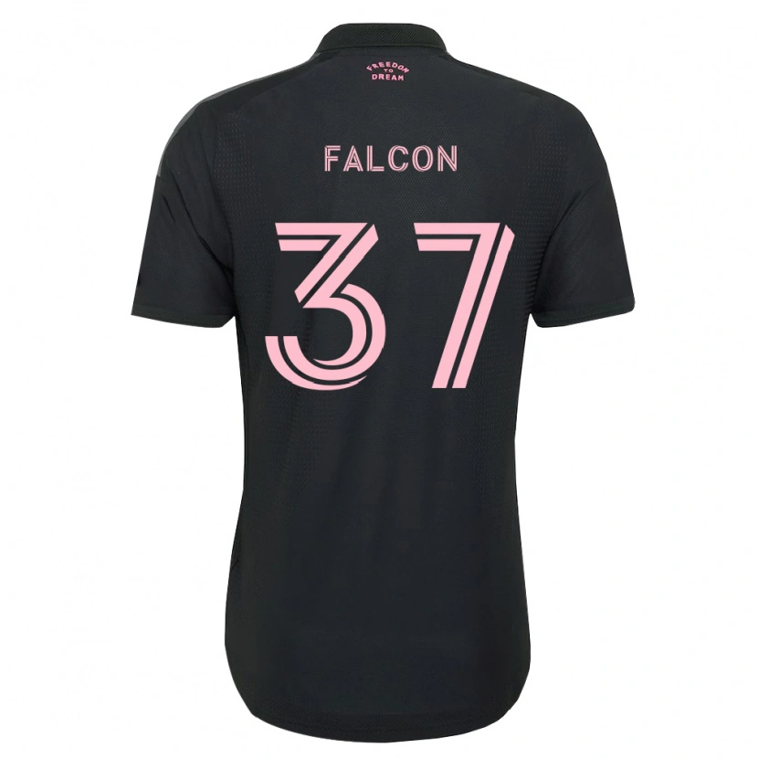 Danxen Mujer Camiseta Maximiliano Falcón #37 Rosa Negro Blanco 2ª Equipación 2026/27 La Camisa México