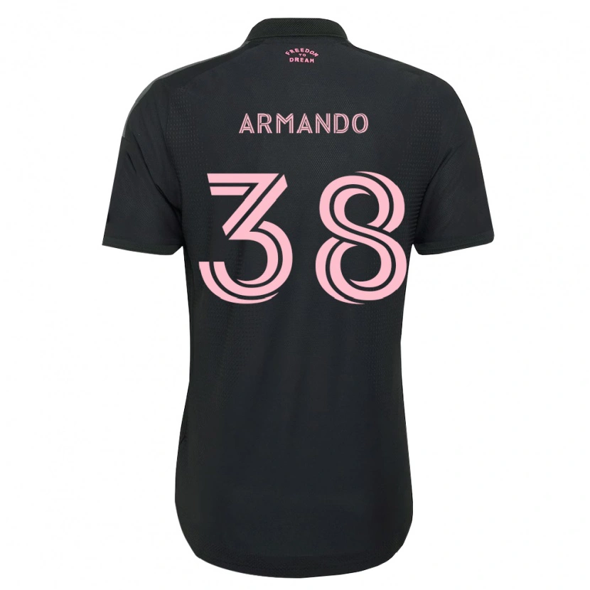 Danxen Mujer Camiseta Máximo Armando #38 Rosa Negro Blanco 2ª Equipación 2026/27 La Camisa México