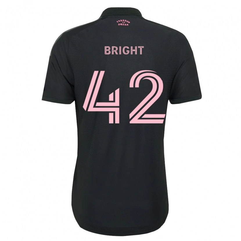 Danxen Mujer Camiseta Yannick Bright #42 Rosa Negro Blanco 2ª Equipación 2026/27 La Camisa México