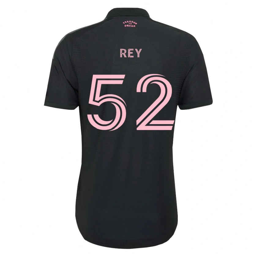 Danxen Mujer Camiseta Diego Rey #52 Rosa Negro Blanco 2ª Equipación 2026/27 La Camisa México