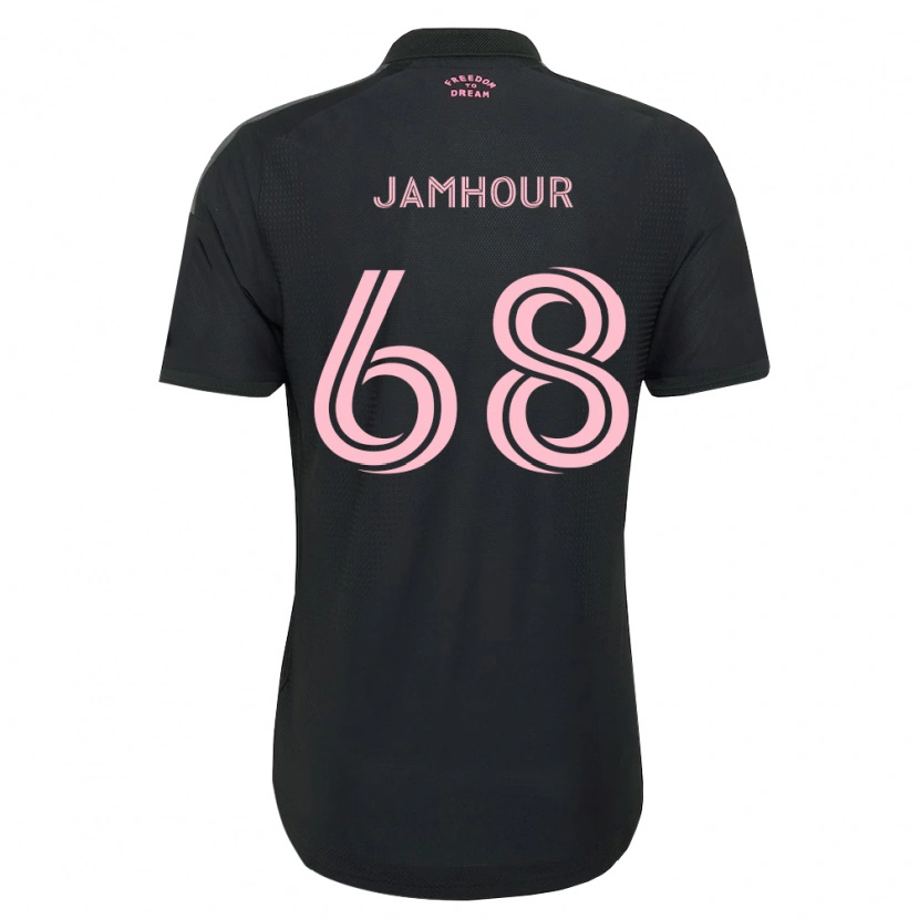 Danxen Mujer Camiseta Mohammed Jamhour #68 Rosa Negro Blanco 2ª Equipación 2026/27 La Camisa México