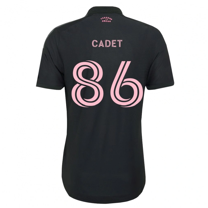 Danxen Mujer Camiseta Zidane Cadet #86 Rosa Negro Blanco 2ª Equipación 2026/27 La Camisa México