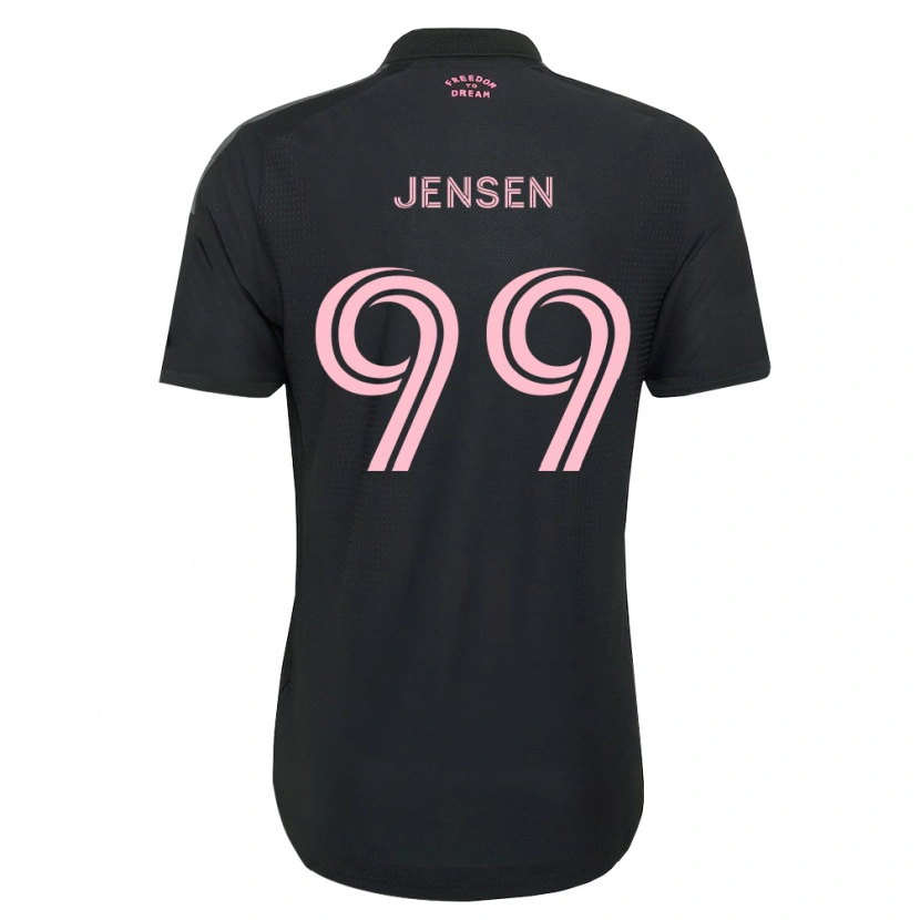Danxen Mujer Camiseta Cole Jensen #99 Rosa Negro Blanco 2ª Equipación 2026/27 La Camisa México