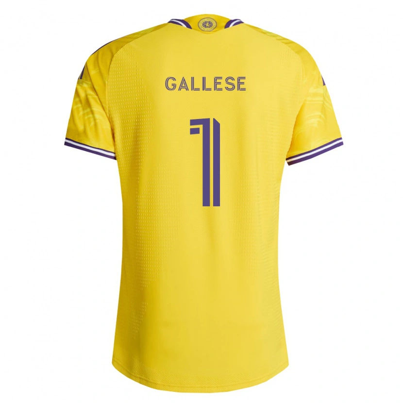 Danxen Mujer Camiseta Pedro Gallese #1 Amarillo Morado 2ª Equipación 2026/27 La Camisa México
