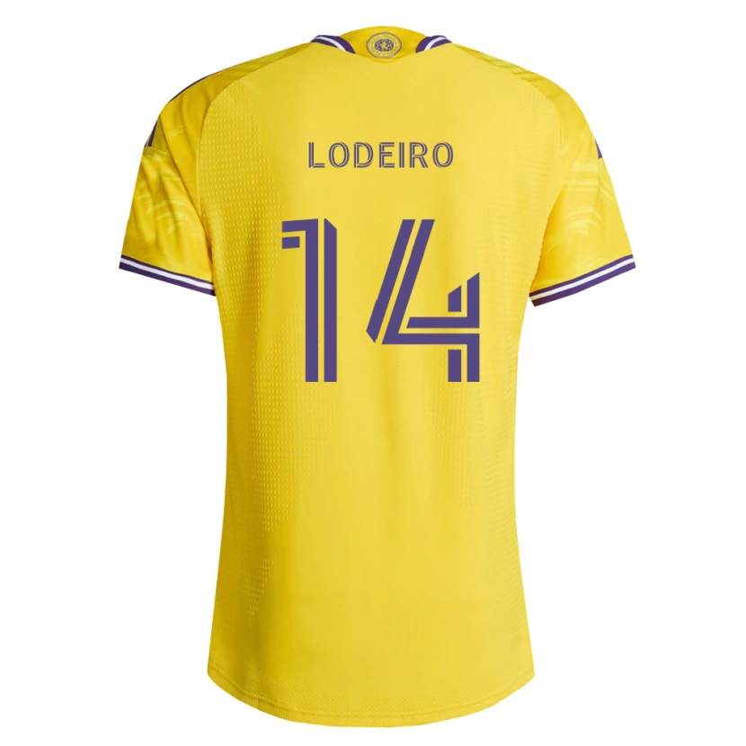 Danxen Mujer Camiseta Nicolás Lodeiro #14 Amarillo Morado 2ª Equipación 2026/27 La Camisa México