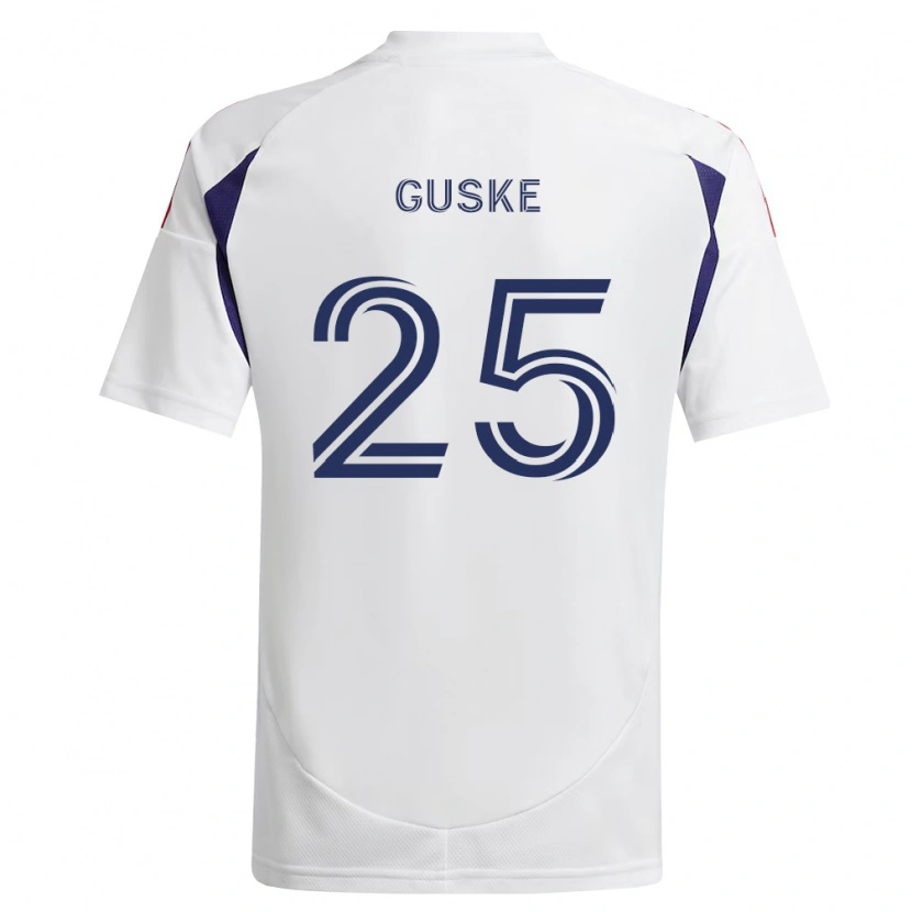 Danxen Mujer Camiseta Colin Guske #25 Azul Real Rojo Marrón 2ª Equipación 2026/27 La Camisa México