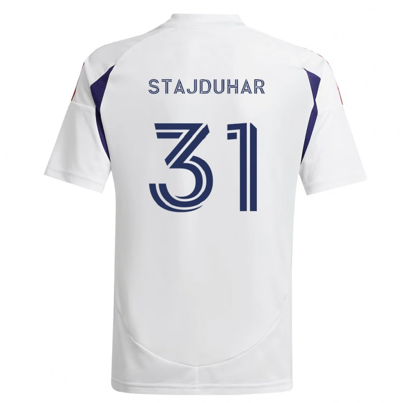 Danxen Mujer Camiseta Mason Stajduhar #31 Azul Real Rojo Marrón 2ª Equipación 2026/27 La Camisa México