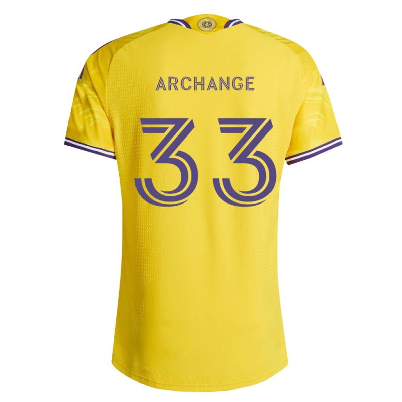 Danxen Mujer Camiseta Clovis Archange #33 Amarillo Morado 2ª Equipación 2026/27 La Camisa México