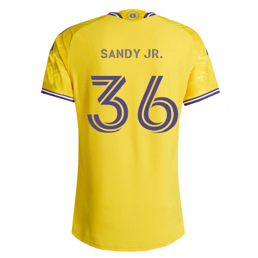 Danxen Mujer Camiseta Titus Sandy Jr. #36 Amarillo Morado 2ª Equipación 2026/27 La Camisa México