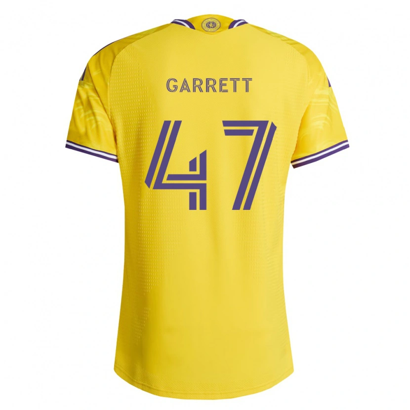 Danxen Mujer Camiseta Ian Garrett #47 Amarillo Morado 2ª Equipación 2026/27 La Camisa México