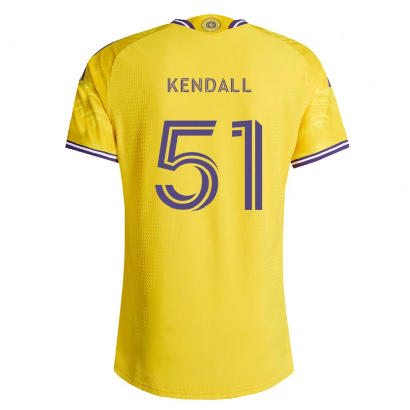 Danxen Mujer Camiseta Brady Kendall #51 Amarillo Morado 2ª Equipación 2026/27 La Camisa México