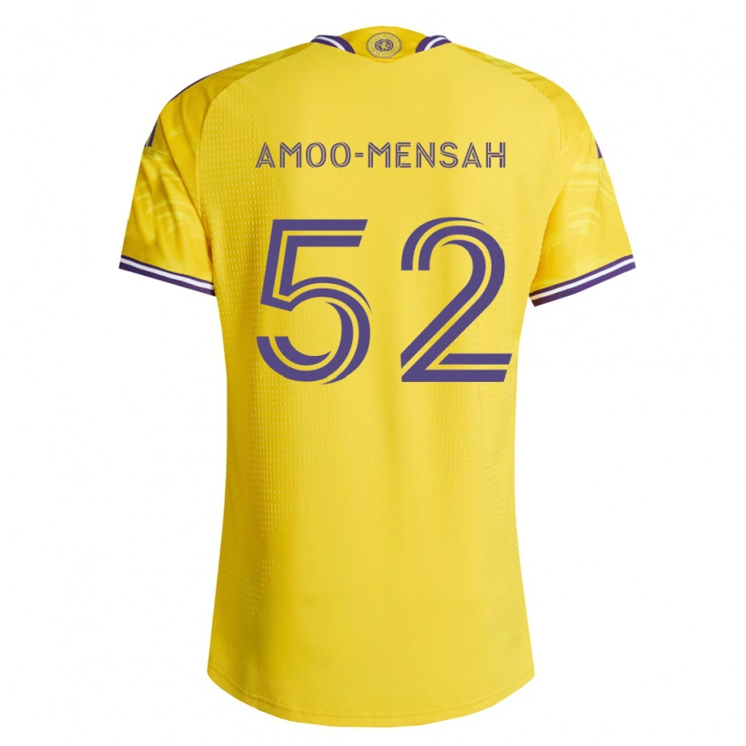 Danxen Mujer Camiseta Parker Amoo-Mensah #52 Amarillo Morado 2ª Equipación 2026/27 La Camisa México
