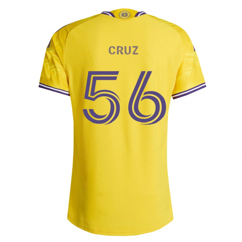 Danxen Mujer Camiseta Pedro Cruz #56 Amarillo Morado 2ª Equipación 2026/27 La Camisa México