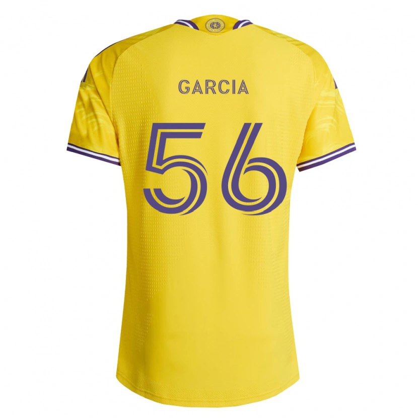 Danxen Mujer Camiseta Jakob Garcia #56 Amarillo Morado 2ª Equipación 2026/27 La Camisa México