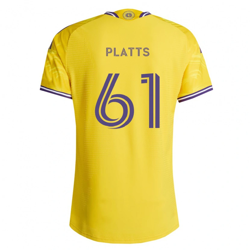 Danxen Mujer Camiseta Jackson Platts #61 Amarillo Morado 2ª Equipación 2026/27 La Camisa México