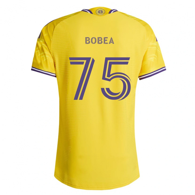 Danxen Mujer Camiseta Nicolás Bobea #75 Amarillo Morado 2ª Equipación 2026/27 La Camisa México