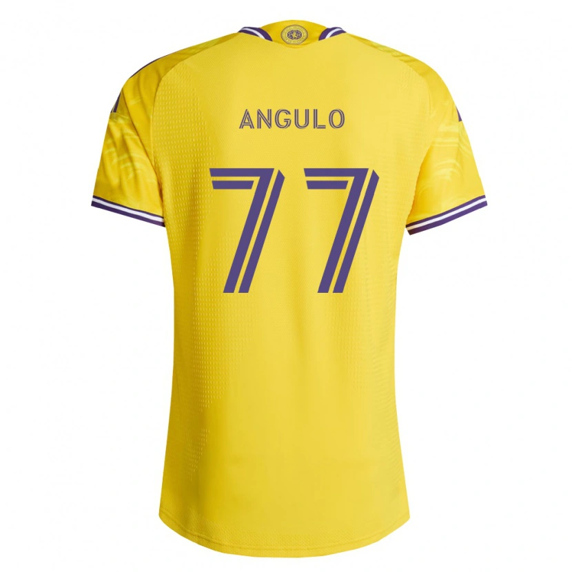Danxen Mujer Camiseta Iván Angulo #77 Amarillo Morado 2ª Equipación 2026/27 La Camisa México