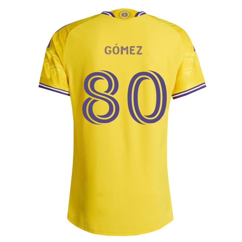 Danxen Mujer Camiseta Ignacio Gómez #80 Amarillo Morado 2ª Equipación 2026/27 La Camisa México